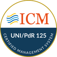 Marchio ICM — sistema di gestione certificato UNI/PdR 125:2022